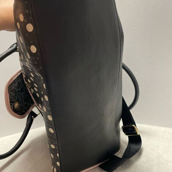 Betsey Johnson Diaper Bag Large Baby Tote Flap Over Polka Dot - Picture 15 of 15